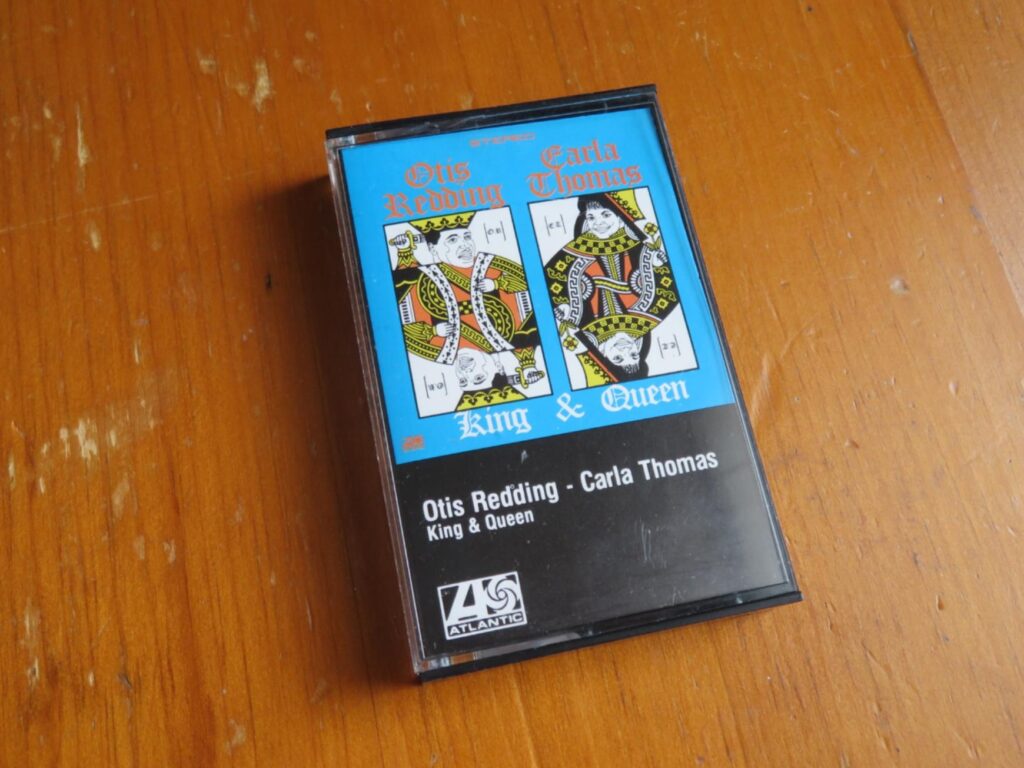 オーティス・レディング＆カーラ・トーマス『キング＆クイーン』（1967）のカセットテープ。